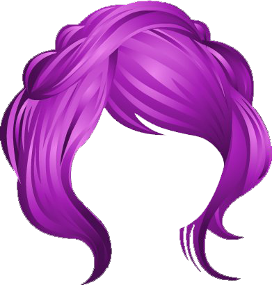 Purple wig png hotsell